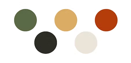 image de cicle Émeraude, Ambre, Safran, Terracotta, Bleu Nuit, Or patiné